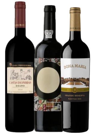 Pack 3 Garrafas De Vinho Maduro Tinto